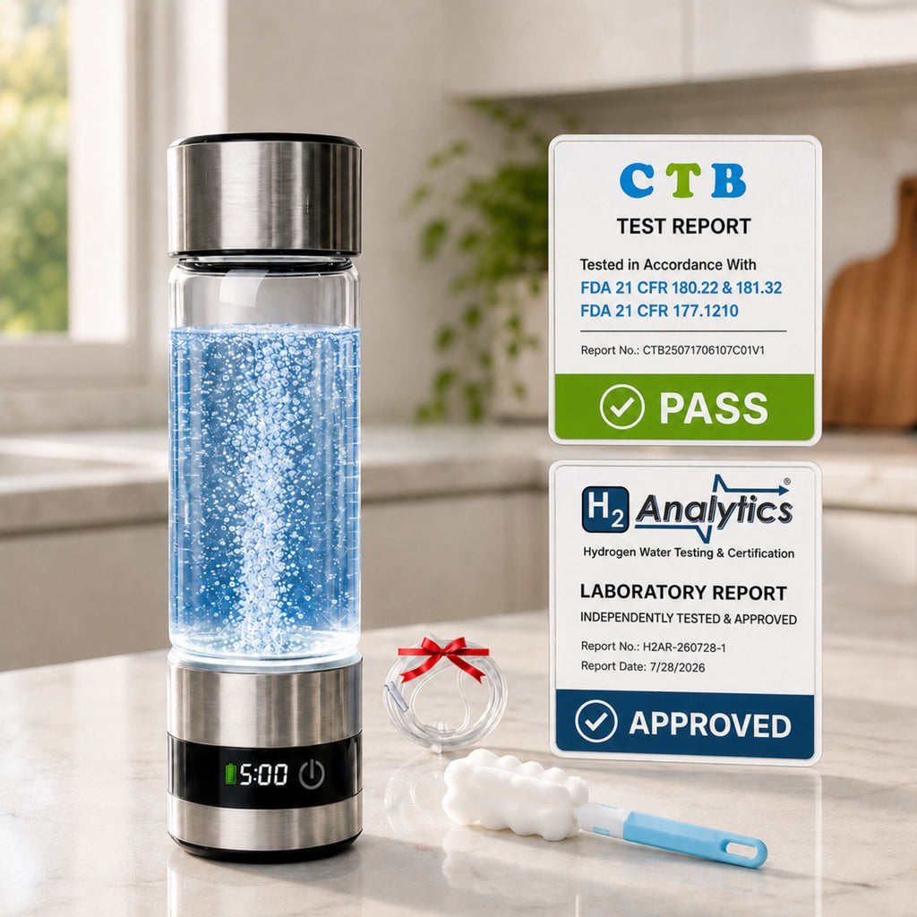 Hydrogen Water Bottle for Enhanced Hydration & Wellness